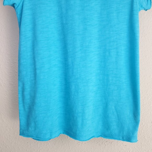 Free People We The Free S Turquoise Clare Tee - Picture 10 of 13